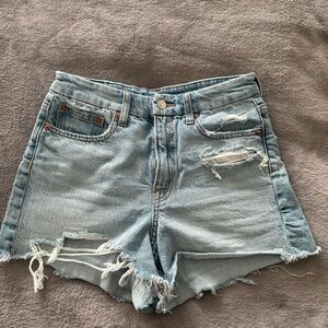 Light Blue American Eagle Shorts